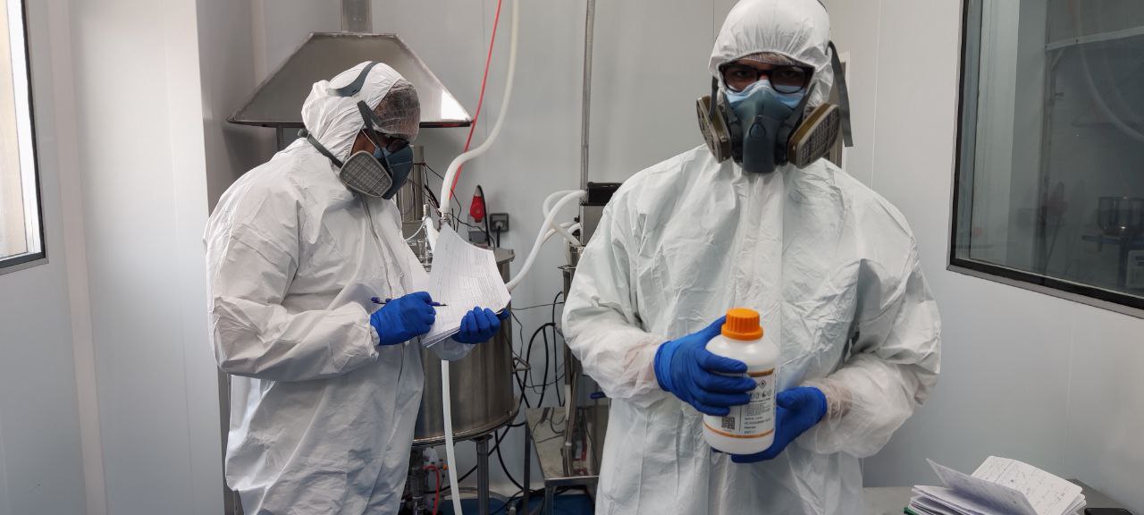 HMI equipment on Healda's biopolymer production line